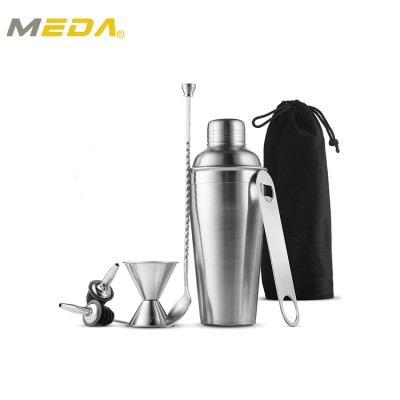 Stainless steel cocktail shaker for bar or party mix wine and martini shaker